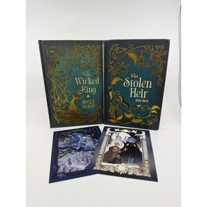 LitJoy The Stolen Heir & The Wicked King Signed Special Edition Holly Black new